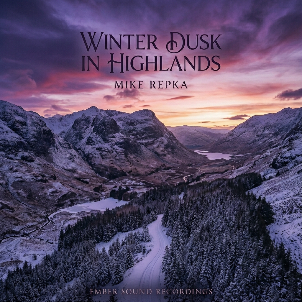 Winter Dusk in Highlands Cover